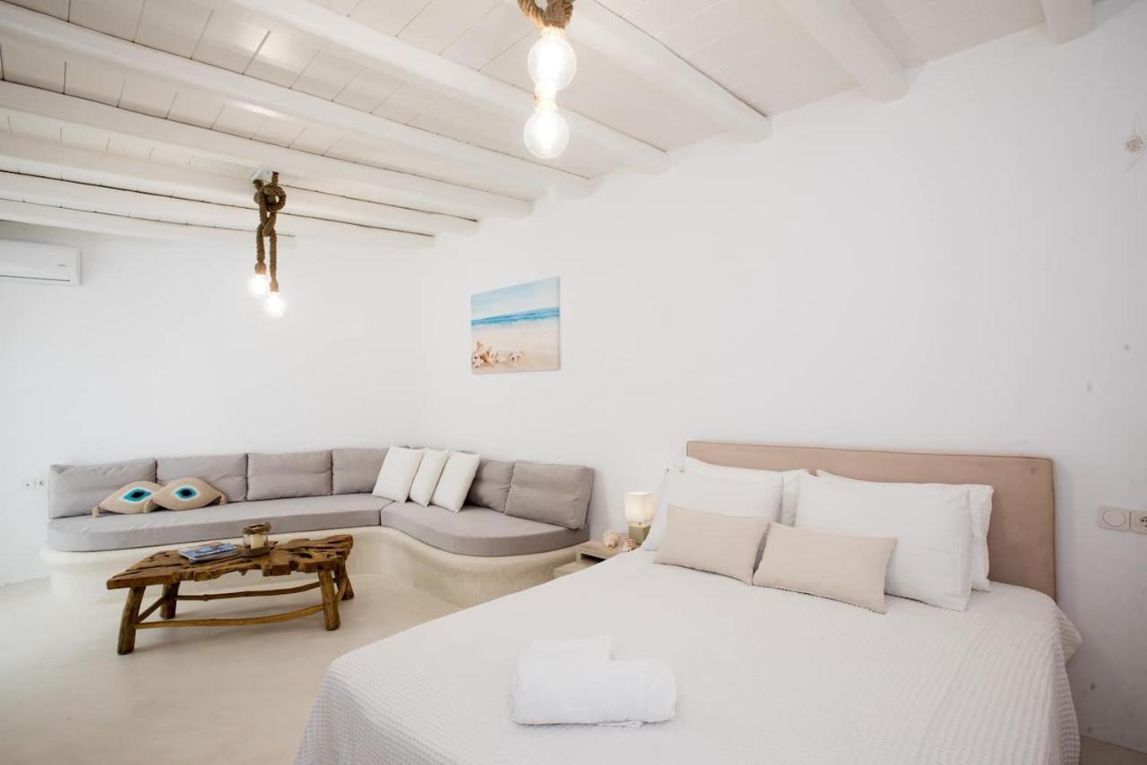 Gorgeous Studio In Cycladic Architecture Overlooking The Aegean Apartment Houlakia  ภายนอก รูปภาพ