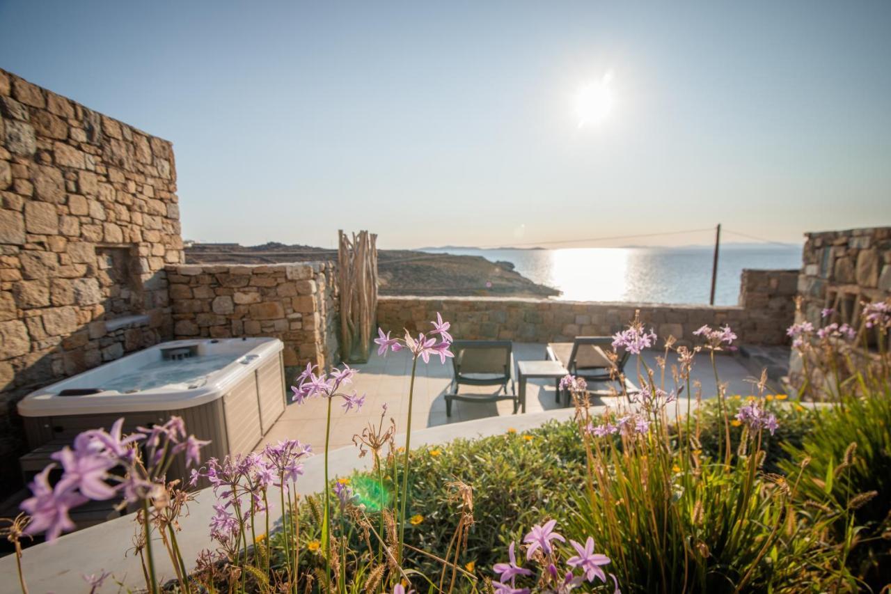 Gorgeous Studio In Cycladic Architecture Overlooking The Aegean Apartment Houlakia  ภายนอก รูปภาพ