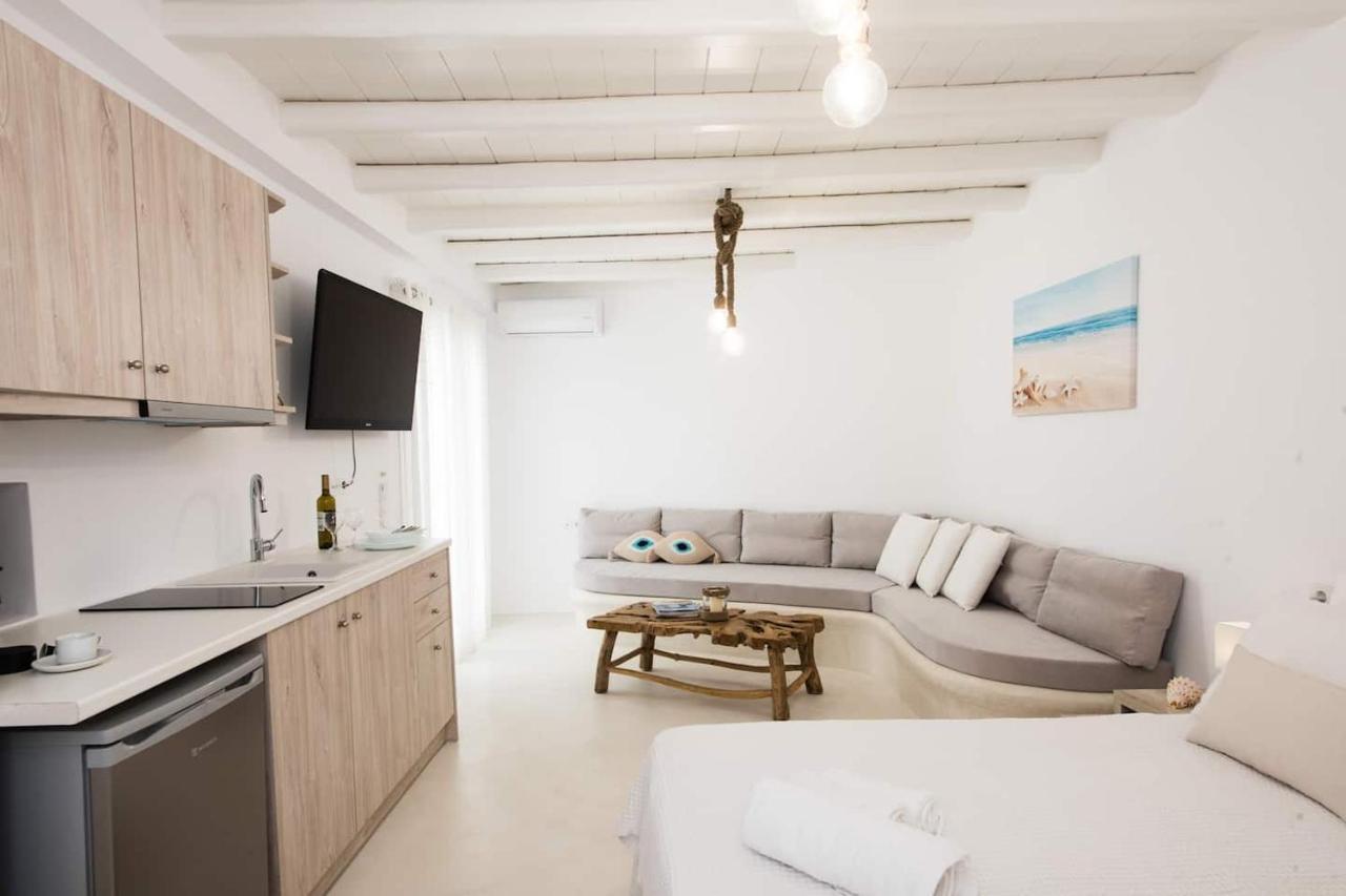 Gorgeous Studio In Cycladic Architecture Overlooking The Aegean Apartment Houlakia  ภายนอก รูปภาพ